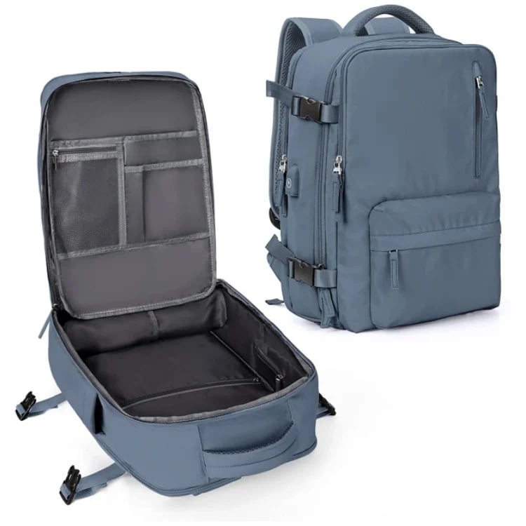 Reise-Rucksack Damen 35L Wasserdicht mit USB-Anschluss