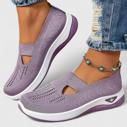 Damen Sneaker Atmungsaktiv Mesh Laufschuhe Bequem