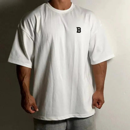 Fitness T-Shirt Herren Sportlich Modern