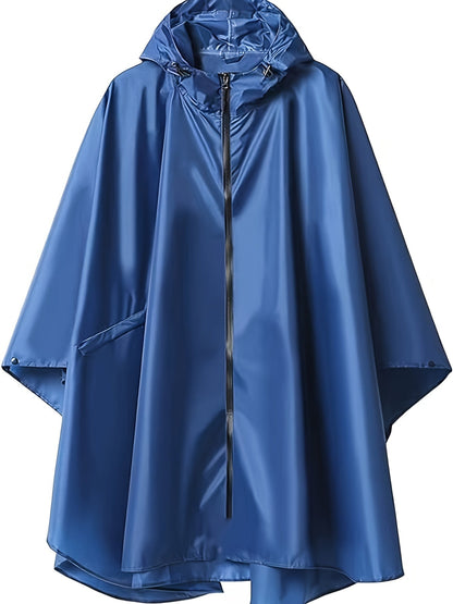 Wasserdichter Regenponcho mit Kapuze Berlin Style