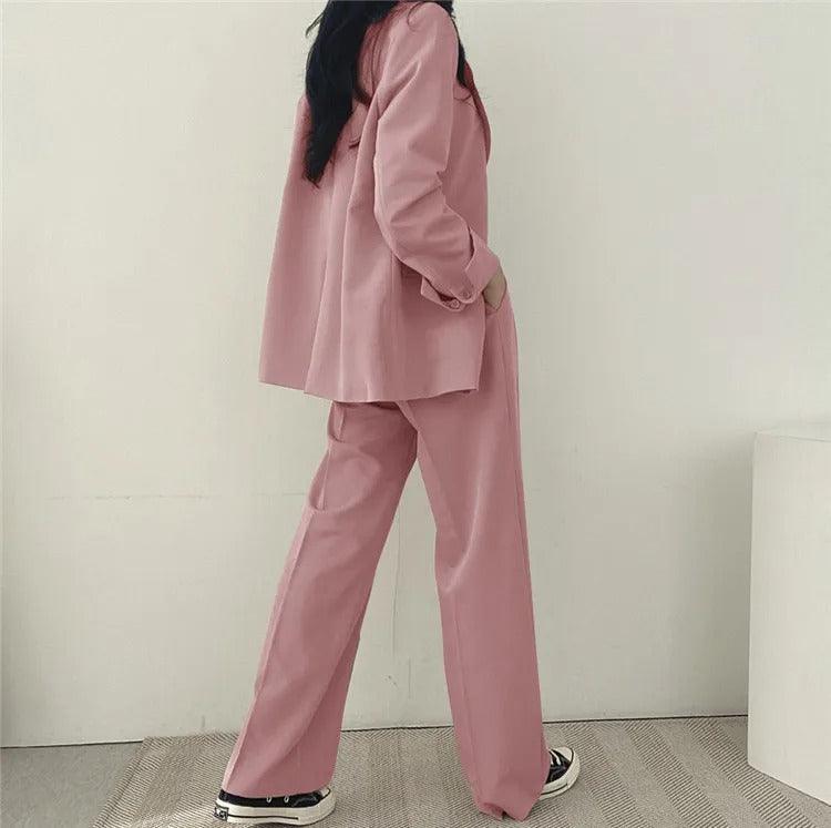 Damen Anzug Set Maßgeschneidert Langblazer Elegant