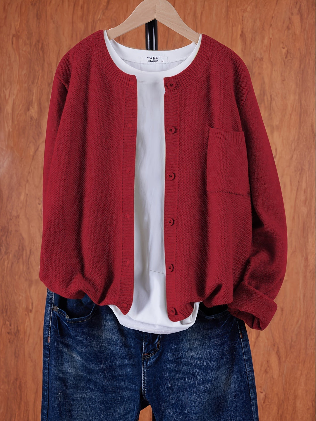 Stylische Damenstrickjacke Modern Frauen - BerlinGlamour