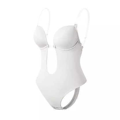 BerlinGlamour | Körperformender V-Ausschnitt Bodysuit Frauen