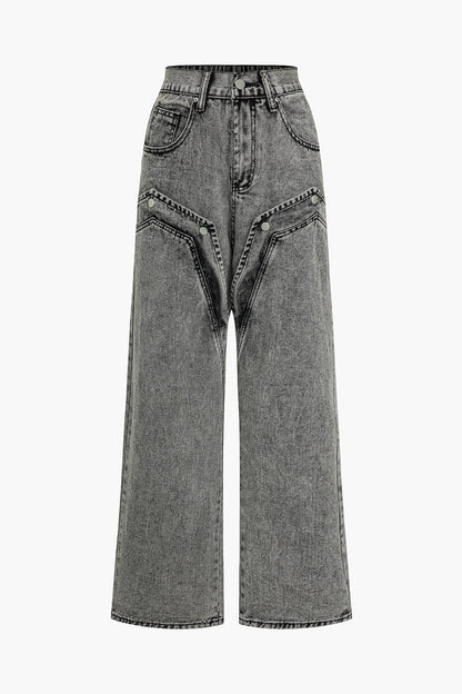 Weite Damen-Hosen Asymmetrisch Modern Frauenhose - BerlinGlamour