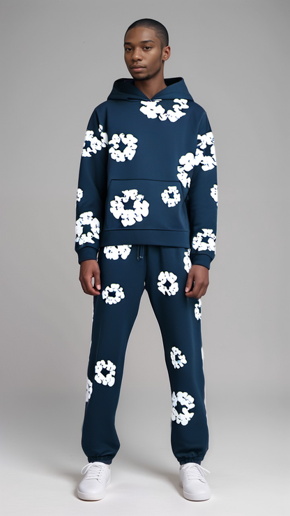 Herren Tracksuit Blumenmuster Sportlich