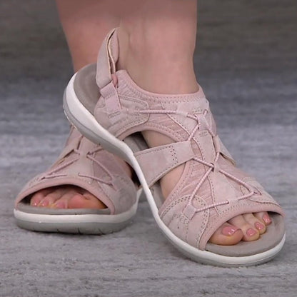 Sommersandalen mit Fußgewölbeunterstützung Bequem Verstellbar