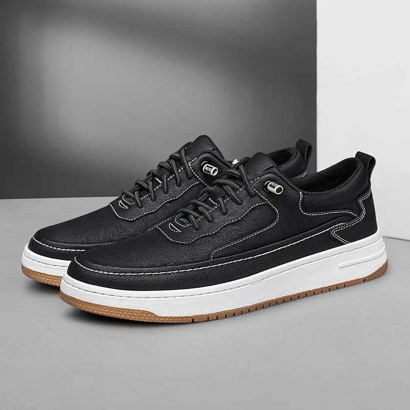 Stilvolle Sneaker Damen Heidi Mode Schwarz