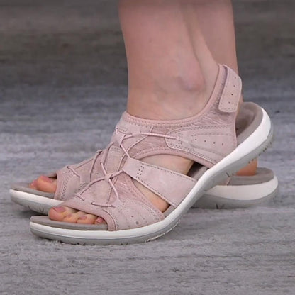 Sommersandalen mit Fußgewölbeunterstützung Bequem Verstellbar
