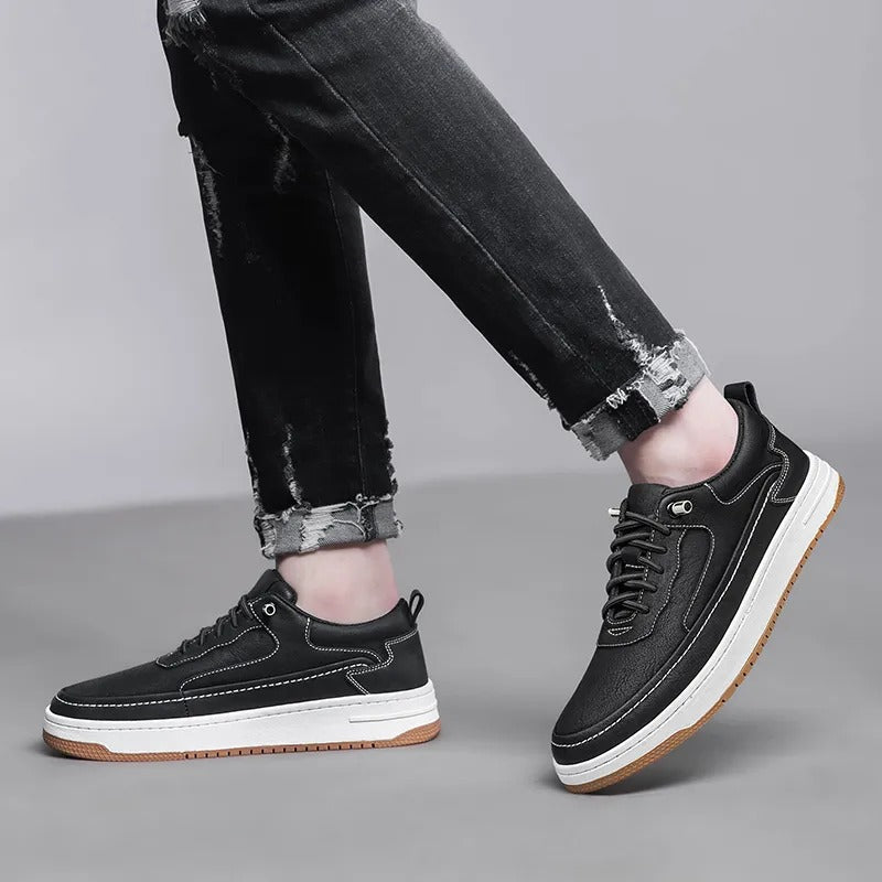 Stilvolle Sneaker Damen Heidi Mode Schwarz