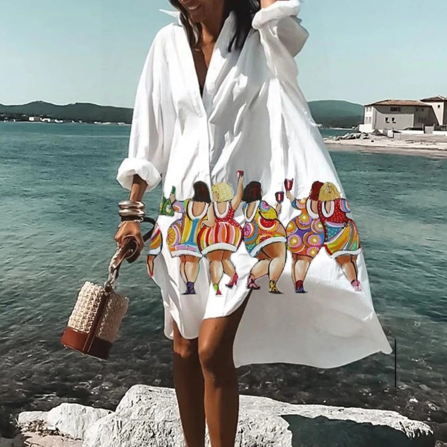 Damen Sommerkleid Leicht Lässig Kurz