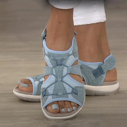 Sommersandalen mit Fußgewölbeunterstützung Bequem Verstellbar