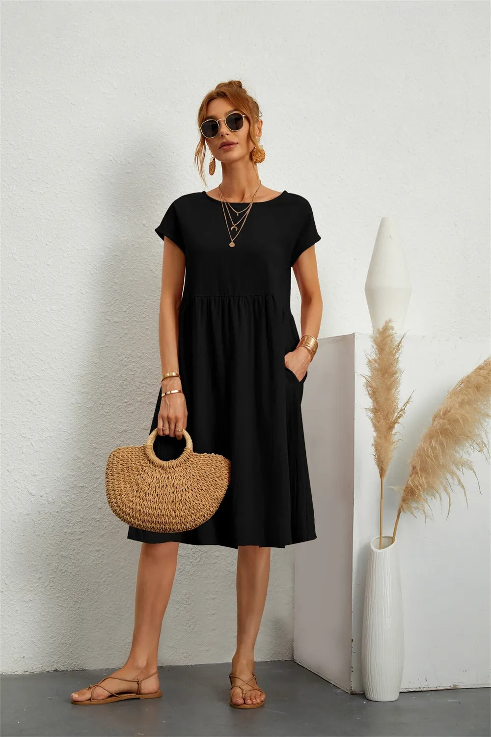 Elegante Frauenkleider Trendy Sommerkleidung