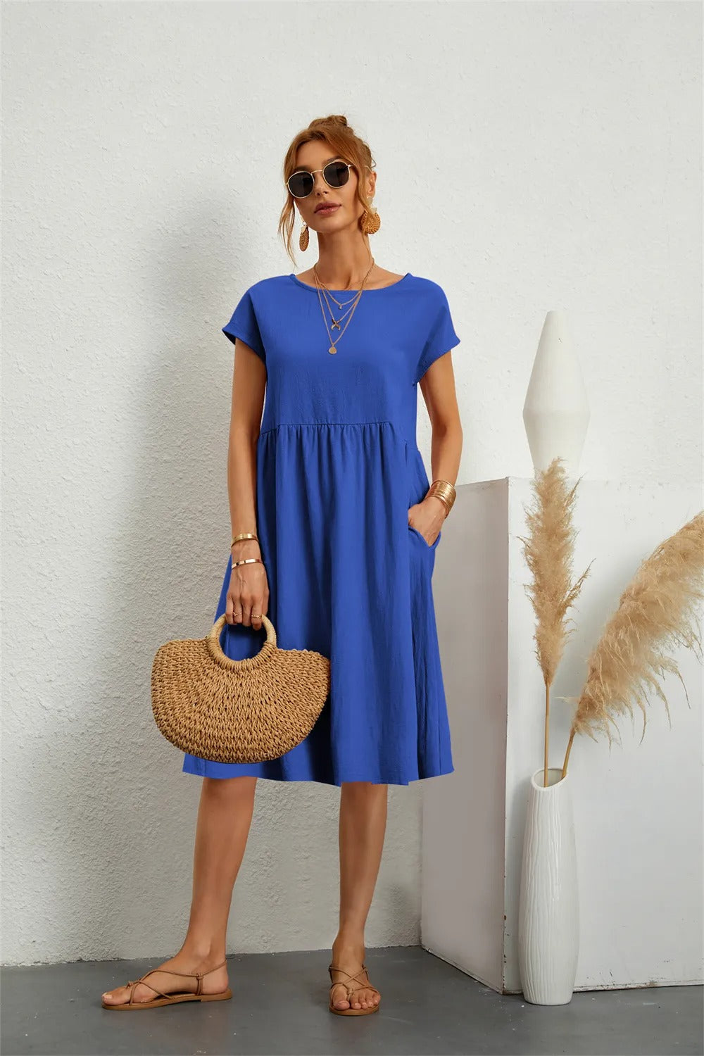 Elegante Frauenkleider Trendy Sommerkleidung