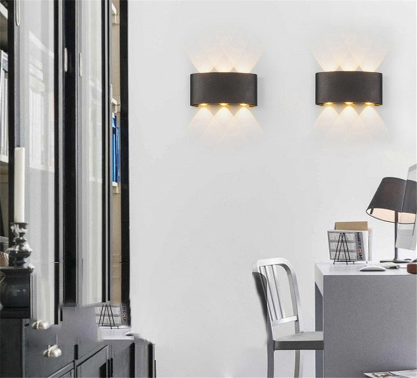 LED Wandleuchte Wasserdicht Modern Für Innen und Außen - BerlinGlamour