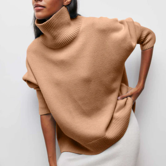 Winter Rollkragenpullover Oversized Warm