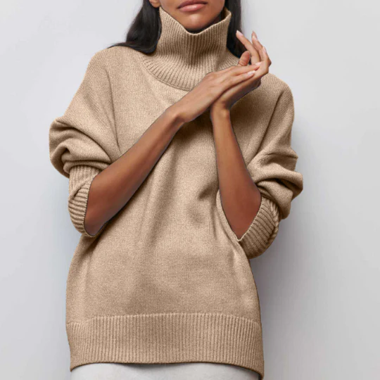 Winter Rollkragenpullover Oversized Warm