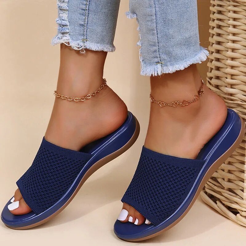 Sandale Pantoffel Damen Sommer