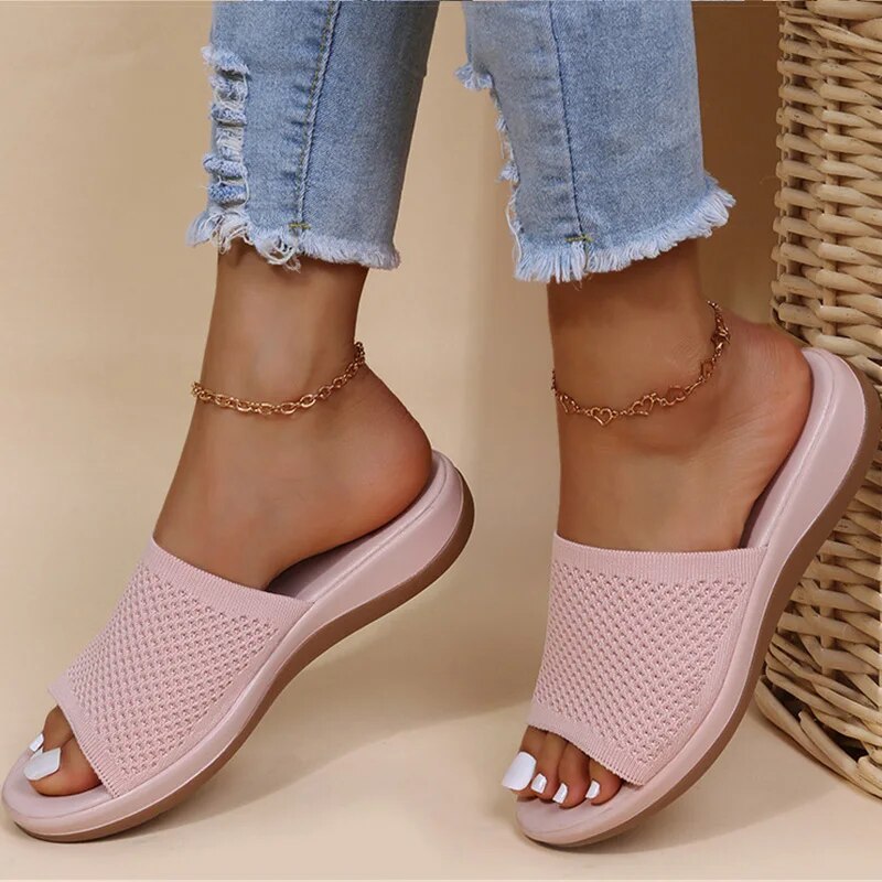 Sandale Pantoffel Damen Sommer