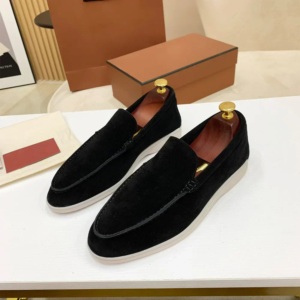Herren Loafer Schuhe Braun Lederschuhe Elegante - BerlinGlamour
