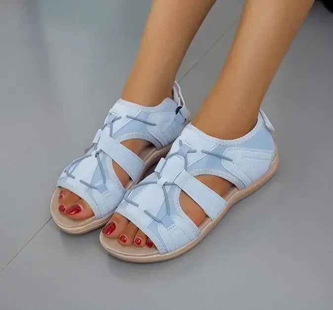 Sommersandalen mit Fußgewölbeunterstützung Bequem Verstellbar