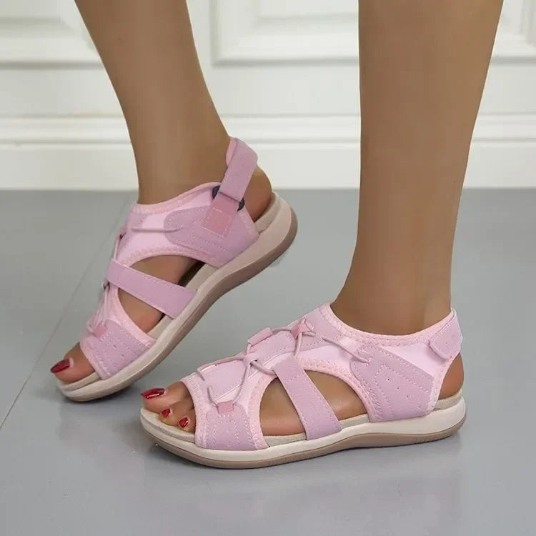Sommersandalen mit Fußgewölbeunterstützung Bequem Verstellbar