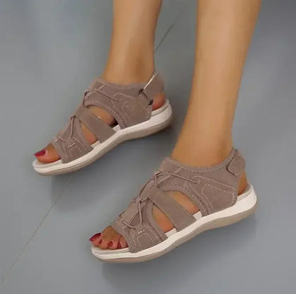Sommersandalen mit Fußgewölbeunterstützung Bequem Verstellbar