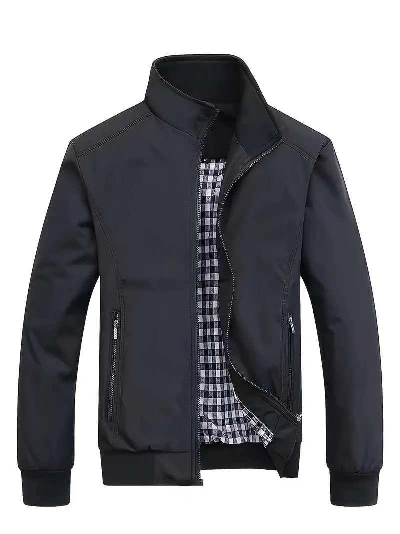 Herrenjacke Klassisch Elegant mit Kragen