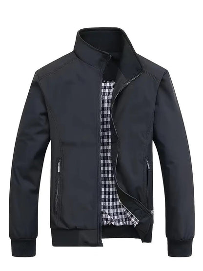 Herrenjacke Klassisch Elegant mit Kragen