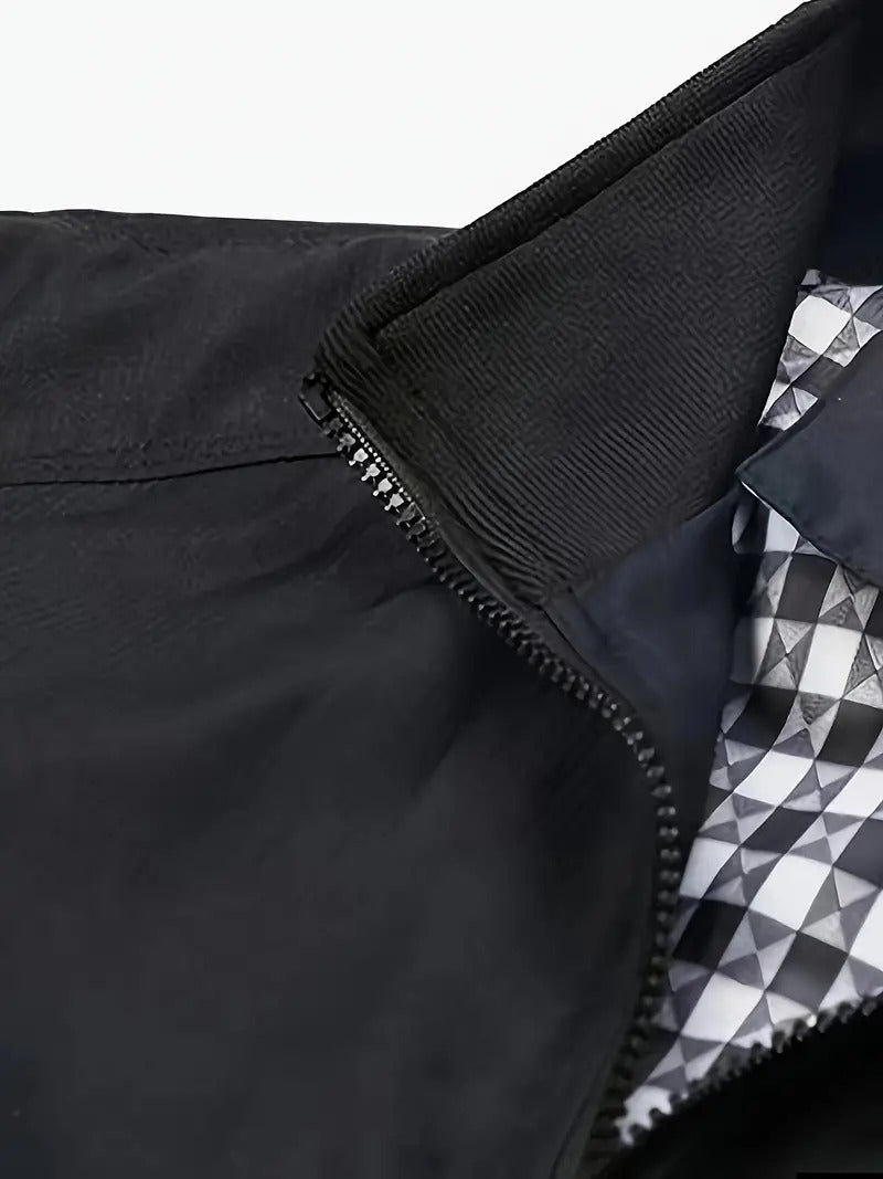 Herrenjacke Klassisch Elegant mit Kragen