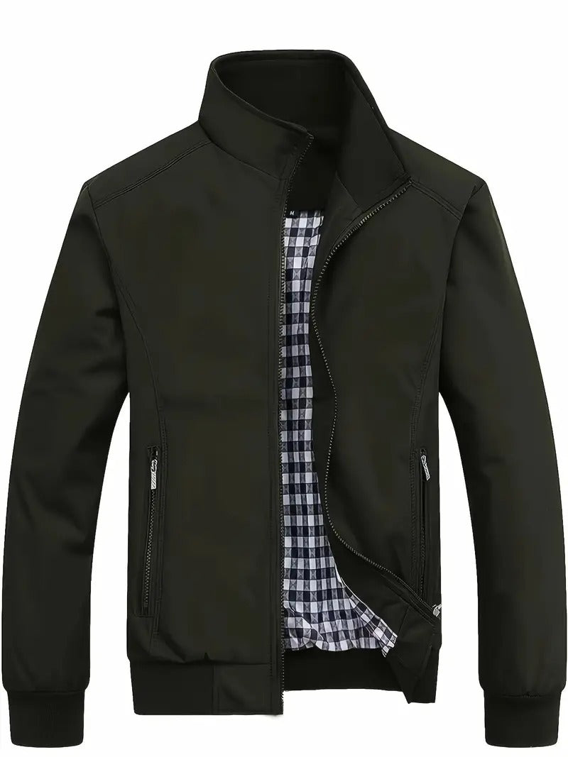 Herrenjacke Klassisch Elegant mit Kragen