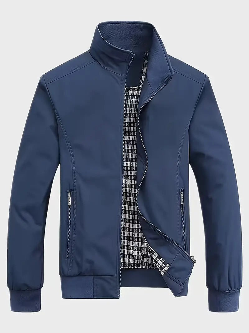 Herrenjacke Klassisch Elegant mit Kragen