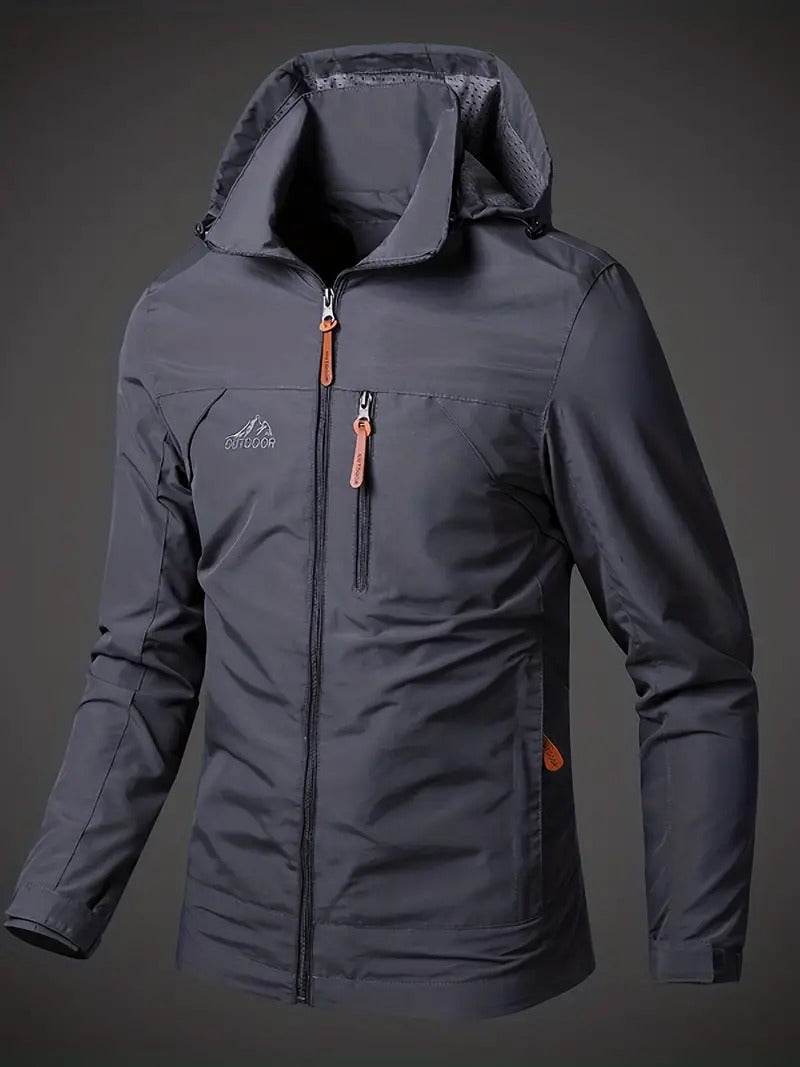 Herren Softshelljacke Wasserdicht mit Vielen Taschen