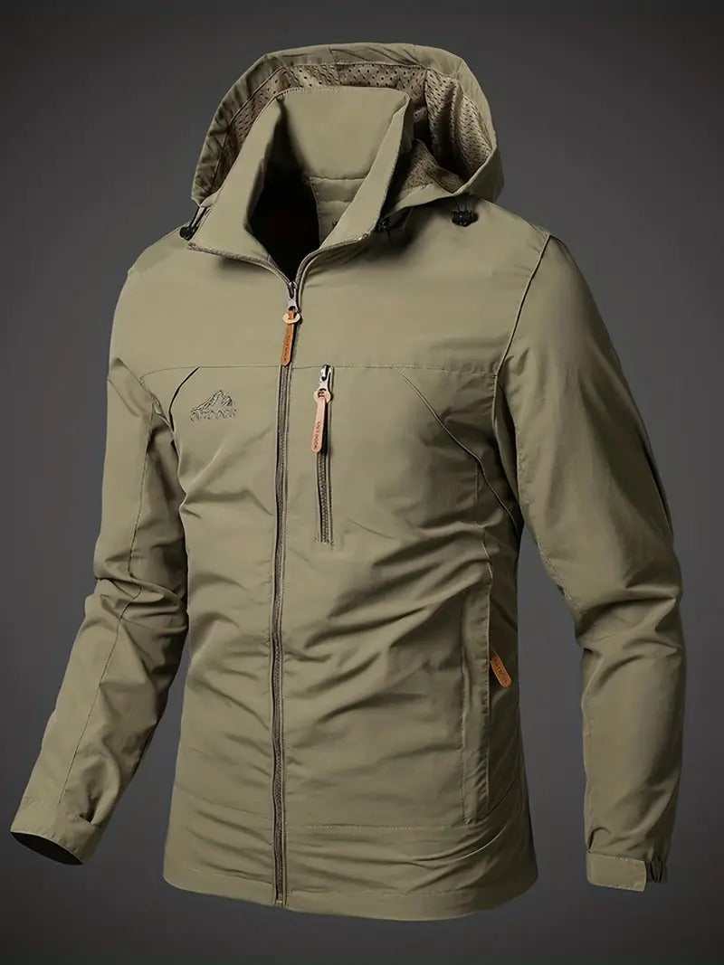 Herren Softshelljacke Wasserdicht mit Vielen Taschen