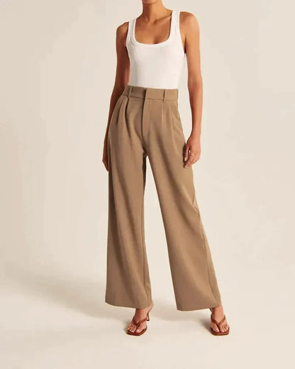 Damenschuhe passen nicht, es ist eine Hose: Damen Weite Bein Jeanshose