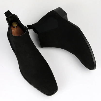 Herren Chelsea Stiefel Knöchelhoch Elegant Schnell Verschluss