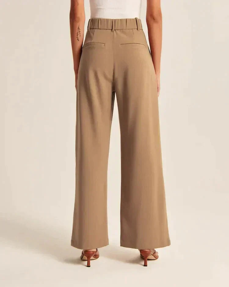 Damenschuhe passen nicht, es ist eine Hose: Damen Weite Bein Jeanshose
