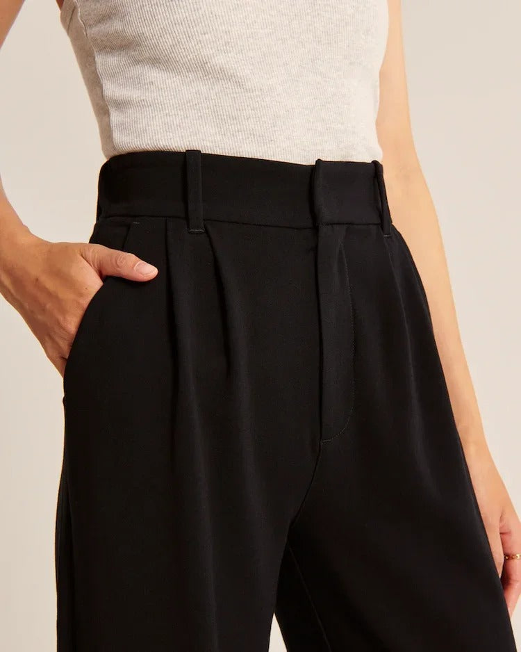 Damenschuhe passen nicht, es ist eine Hose: Damen Weite Bein Jeanshose