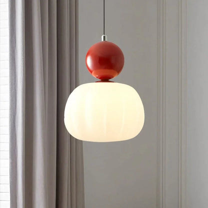 Elegante Art Deco Pendelleuchte Creme Modern
