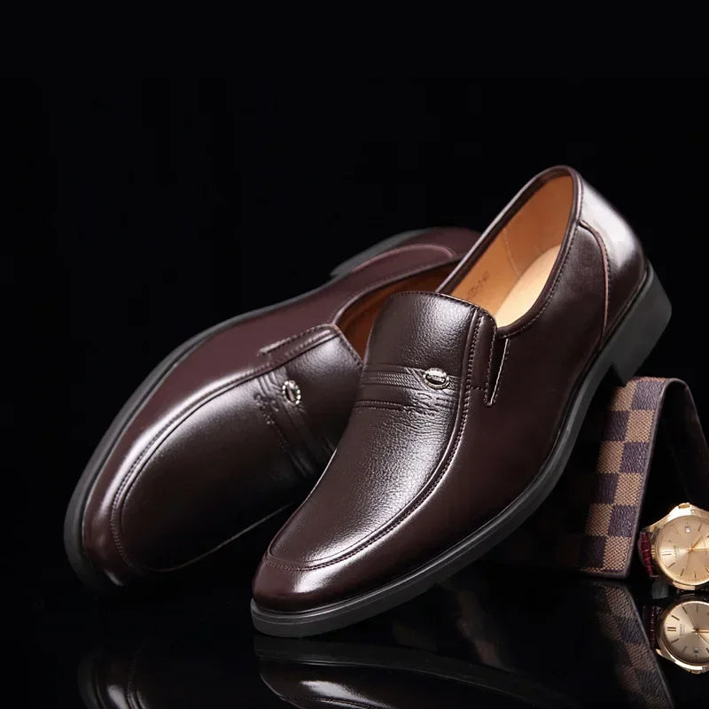 Herren Schnürschuhe Elegante Lederoptik Frühjahr - BerlinGlamour