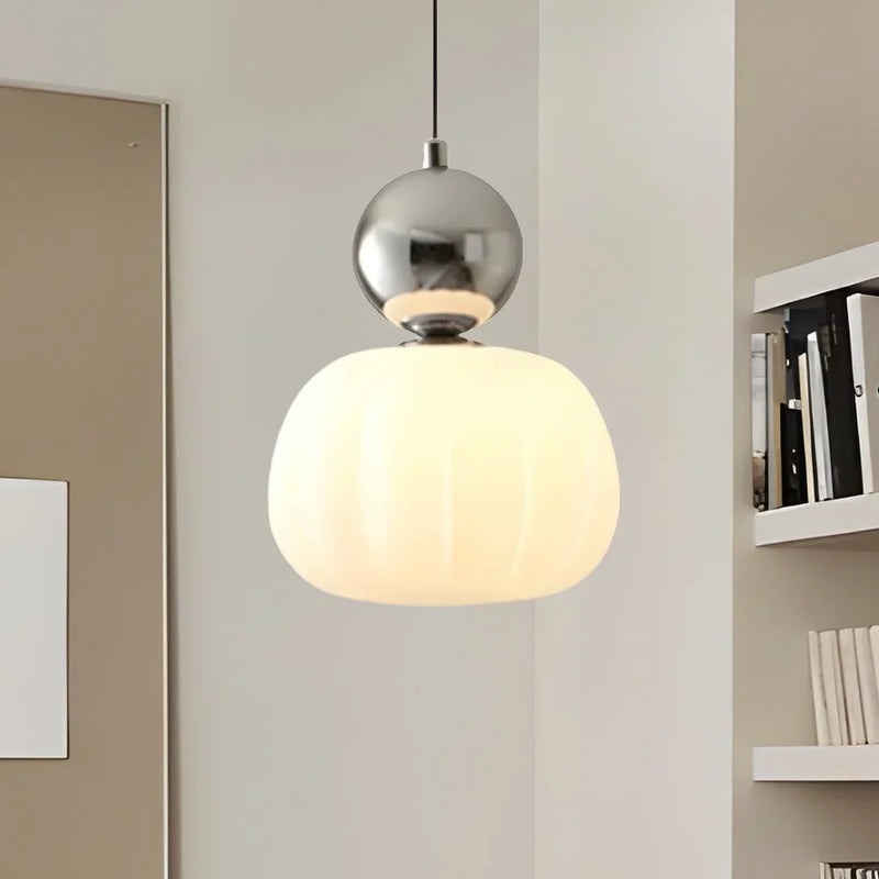 Elegante Art Deco Pendelleuchte Creme Modern