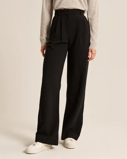 Damenschuhe passen nicht, es ist eine Hose: Damen Weite Bein Jeanshose