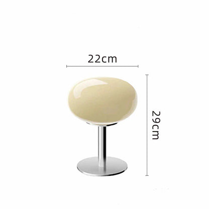 Moderne Glas Tischlampe LED Dimmbar Schlafzimmer