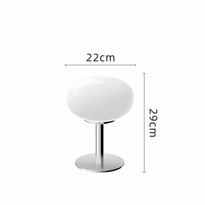 Moderne Glas Tischlampe LED Dimmbar Schlafzimmer