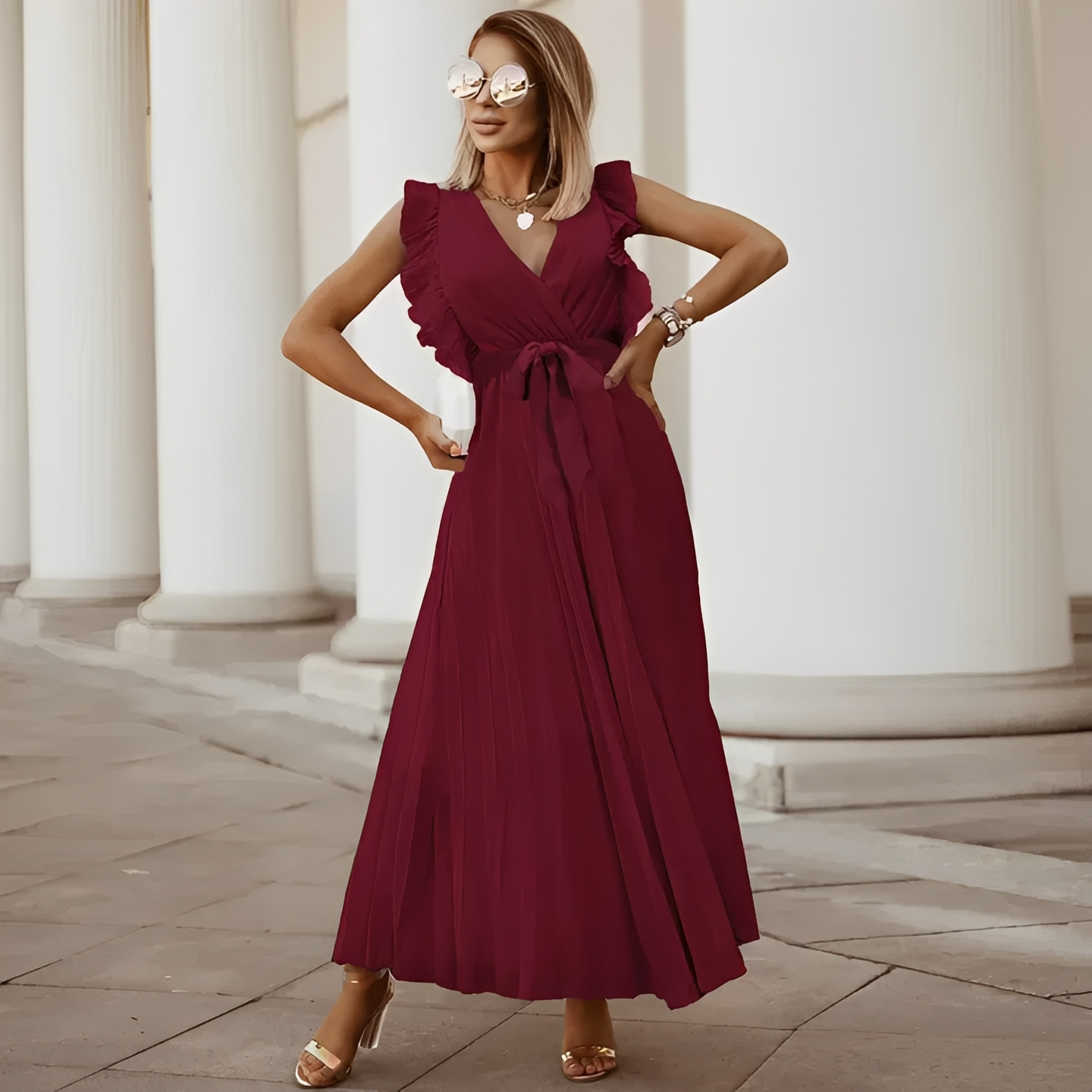 Elegantes Damenkleid Schick Modern Frauenkleid