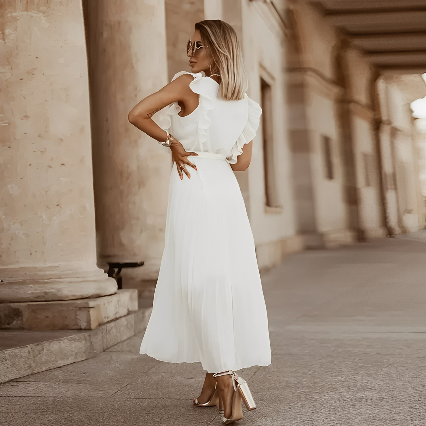 Elegantes Damenkleid Schick Modern Frauenkleid