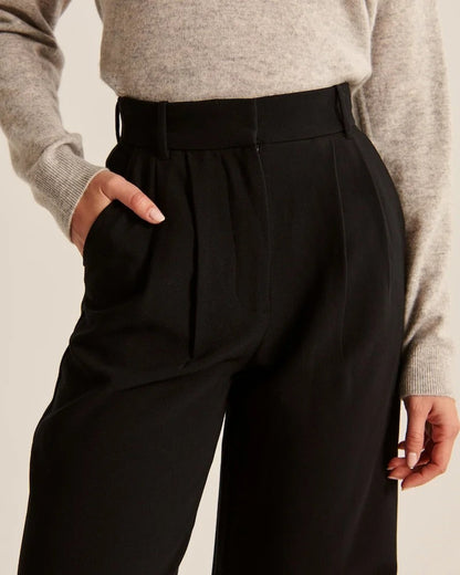 Damenschuhe passen nicht, es ist eine Hose: Damen Weite Bein Jeanshose