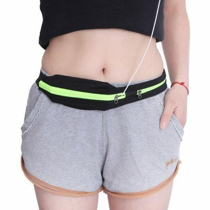 Laufgürtel mit Doppeltasche Sport