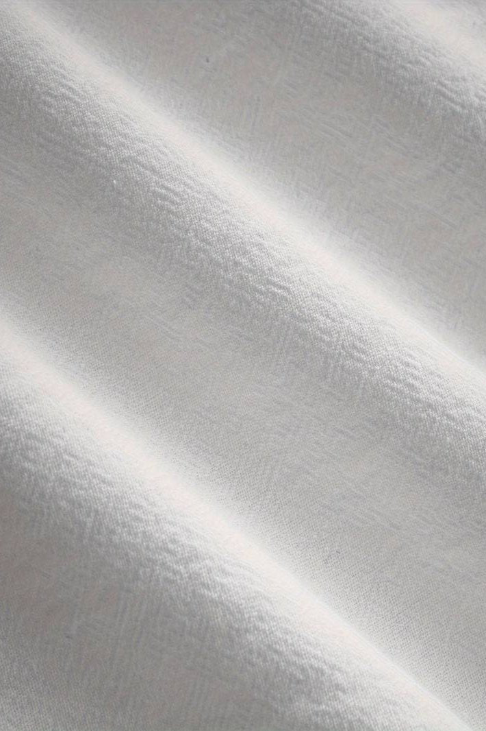 Weite Herrenhose Bequem Weiß Minimalistisch