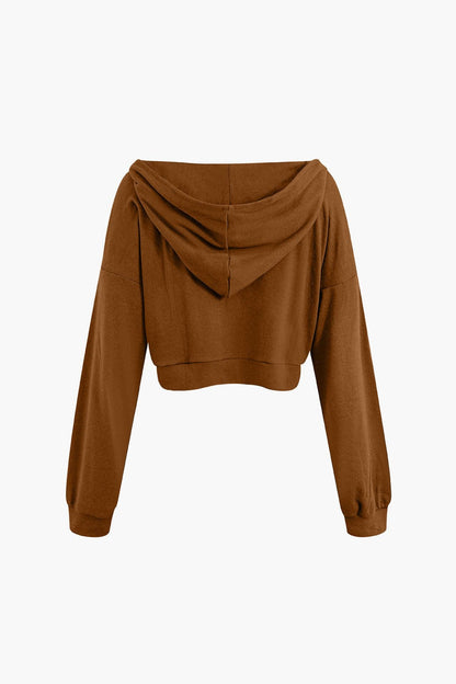 Lässiges Zweiteiler Set Hoodie Midi Kleid Damen