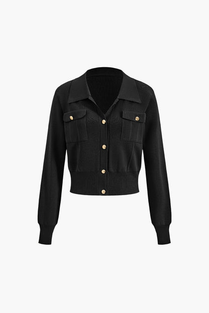 Strick-Set Damen Blazer Rock Kombination